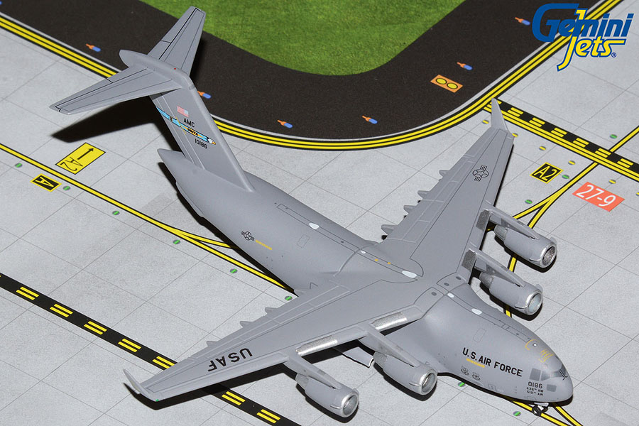 GMUSA113 GEMINI MACS アメリカ空軍 USAF C-17A 01-0186 Dover AFB 1:400 お取り寄せ