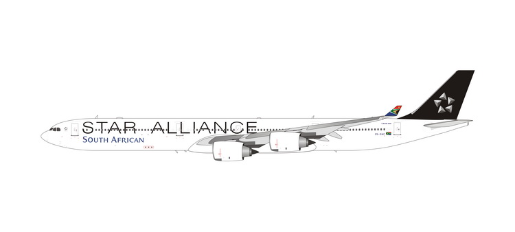 11744 Phoenix South African / 南アフリカ航空 STAR ALLIANCE A340-600 ZS-SNC 1:400 完売しました。