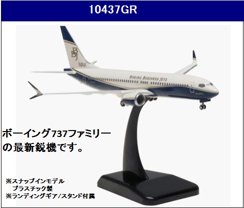 10437GR Hogan BUSINESS JET BBJ B737 MAX8 1:200 完売しました。