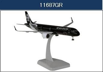 11687GR Hogan Air New Zealand / ニュージーランド航空 BLACK A321neo ZK-NNA 1:200 完売しました。