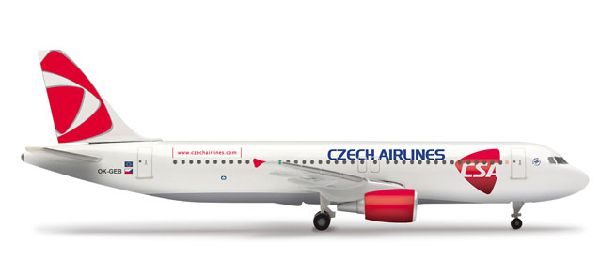 509565B Herpa CSA / チェコ航空 A320 OK-GEB 1:500 完売しました。
