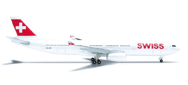 523134C Herpa SWISS / スイス航空 A330-300 HB-JHK 1:500 完売しました。