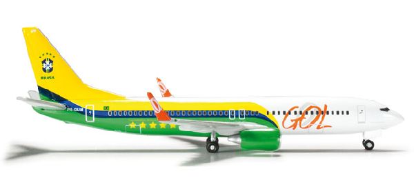524735 Herpa GOL / ゴル航空 Football colors B737-800 1:500 メーカー完売