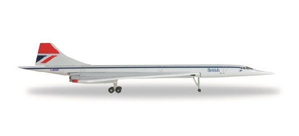 527477-001 Herpa British Airways / 英国航空 ブリティッシュ・エアウェイズ CONCORDE Negus colors 1:500 完売しました。