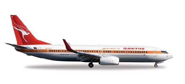 527637 Herpa Qantas / カンタス航空 B737-800W RETRO VH-XZP 1:500 完売しました。