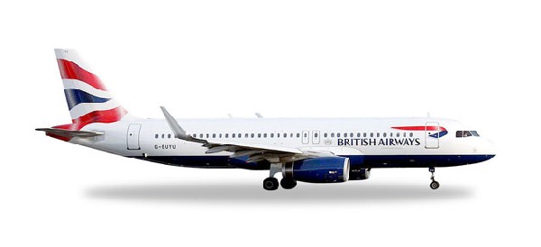 528313 Herpa British Airways A320 G-EUYU 1:500 完売しました。