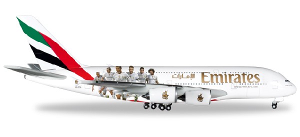 529242 Herpa Emirates / エミレーツ航空 A380-800 Real Madrid 1:500 完売しました。