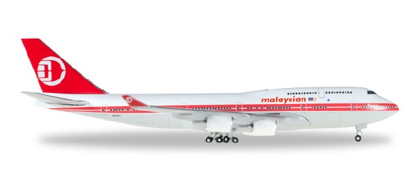 529679 Herpa Malaysia MAS RETORO / マレーシア航空 B747-400 9M-MPP 1:500 完売しました。