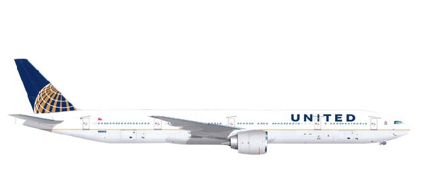 529877 Herpa UNITED / ユナイテッド航空 B777-300ER N58031 1:500 完売しました。