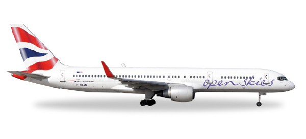 530019 Herpa British Airways / 英国航空 ブリティッシュ・エアウェイズ Open Skies B757-200 1:500 完売しました。