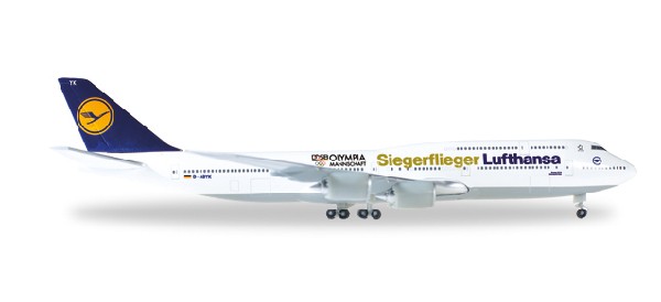 530026 Herpa Lufthansa / ルフトハンザドイツ航空 B747-8i リオオリンピック2016 1:500 完売しました。