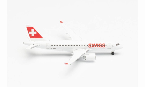 530736-001 Herpa SWISS / スイス航空 CS100 HB-JBH ASCONA 1:500 完売しました。