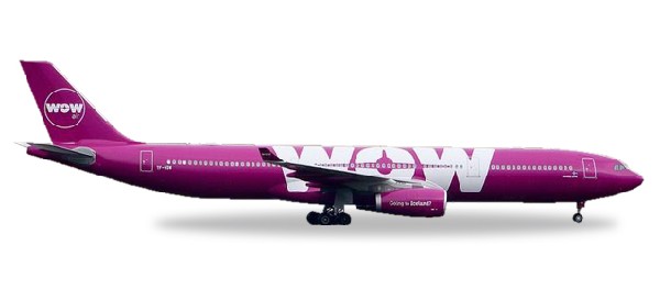530743 Herpa WOW / ワウエア A330-300 TF-WOW 1:500 完売しました。