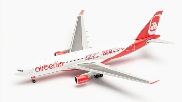 531290-001 Herpa CLUB MODEL Air Berlin / エアベルリン A330-200 D-ALPJ 1:500 お取り寄せ