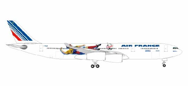531412 Herpa Air France / エールフランス航空 A340-300 1998 Brazil columbia F-GLZK 1:500 完売しました。