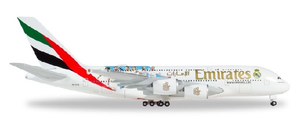 531931 Herpa Emirates / エミレーツ航空 A380-800 Real Madrid 2018 A6-EUG 1:500 完売しました。