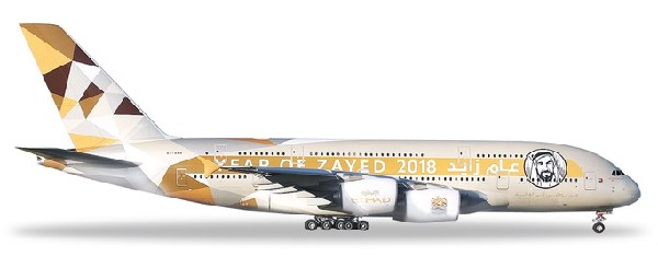 531948 Herpa ETIHAD AIRWAYS / エティハド航空 A380-800 Year of Zayed A6-APH 1:500 メーカー完売