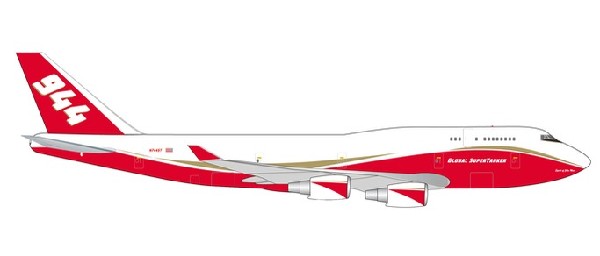 531955 Herpa Global Supertanker / グローバル・スーパータンカー B747-400 N744ST 1:500 完売しました。