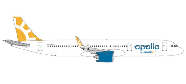 533065 Herpa Novair apollo / ノブエア A321neo SE-RKA 1:500