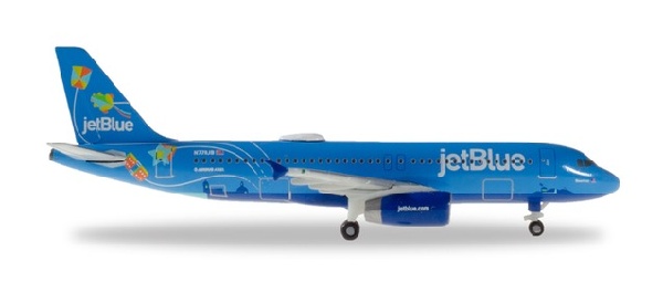 533096 Herpa JET BLUE / ジェットブルー航空 A320 Bluericua N779JB 1:500 完売しました。