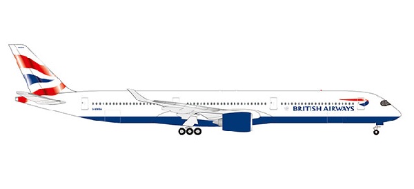 533126 Herpa British Airways / 英国航空 ブリティッシュ・エアウェイズ A350-1000 G-XWBA 1:500 完売しました。