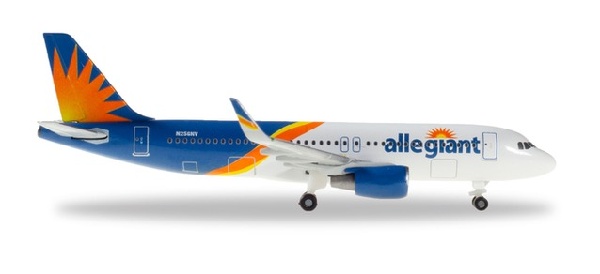 533140 Herpa Allegiant Air / アレジアント・エア A320 N256NV 1:500 完売しました。