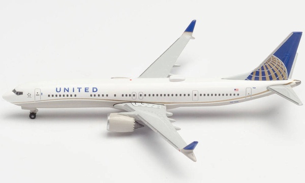 533416 Herpa UNITED / ユナイテッド航空 B737 MAX9 N67501 1:500 完売しました。