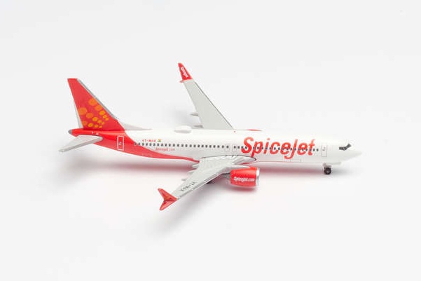 533638 Herpa Spicejet / スパイスジェット King Chilli B737 MAX8 VT-MAX 1:500 完売しました。