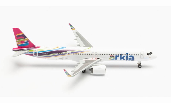 533928 Herpa Arkia Israel A321neo Fuchsia variant 4X-AGH 1:500 お取り寄せ