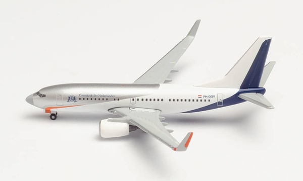 533973 Herpa Government of the Netherlands / オランダ政府専用機 B737-700BBJ PH-GOV 1:500 完売しました。