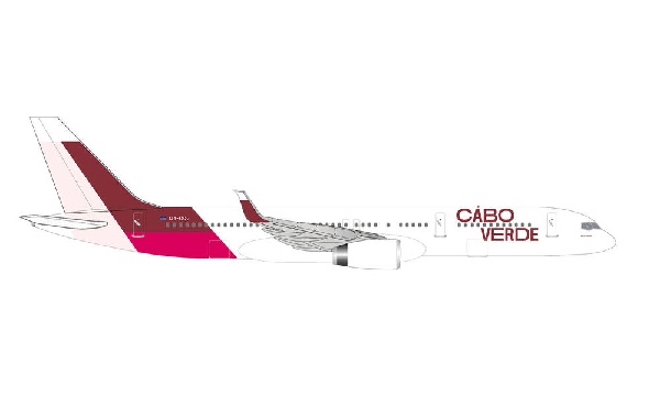 534598 Herpa TACV Cabo Verde Airlines / カーボベルデ航空 B757-200 D4-CCG Baia de Tarrafal 1:500 お取り寄せ