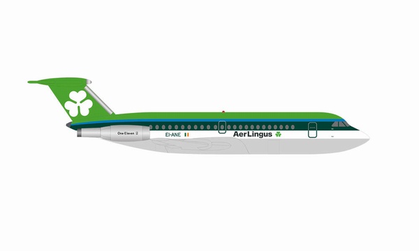 534826 Herpa Aer Lingus / エアリンガス BAC1-11 EI-ANE 1:500 完売しました。