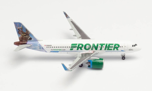 534833 Herpa Frontier / フロンティア航空 A320neo N301FR 1:500 完売しました。