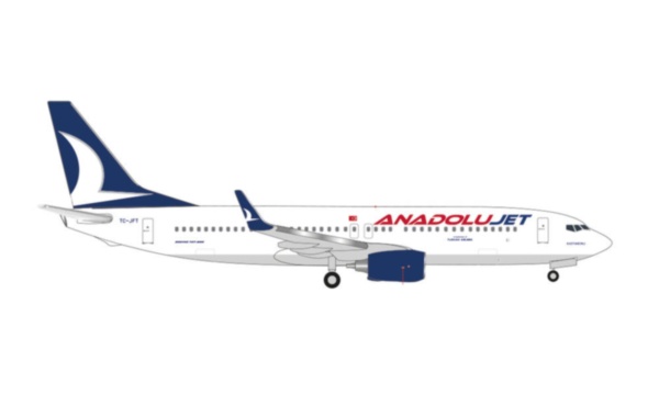 535113 Herpa ANADOLLLJET / アナドルジェット B737-800 TC-JFT Kastamonu 1:500 完売しました。