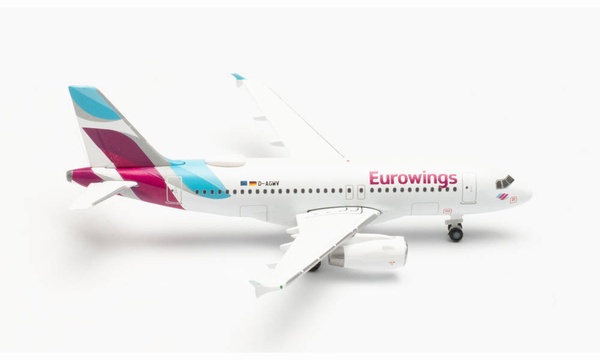 535342 Herpa Eurowings/ ユーロウイングス A319 D-AGWV 1:500 完売しました。