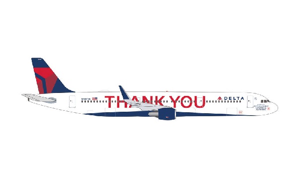 535519 Herpa Delta / デルタ航空 A321 N391DN Thank you 1:500 完売しました。
