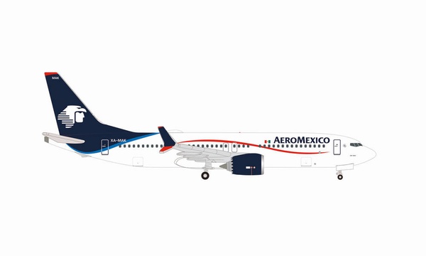 535595 Herpa Aeromexico / アエロメヒコ B737 MAX8 XA-MAK 1:500 完売しました。