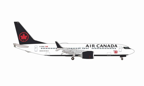 535601 Herpa Air Canada / エア　カナダ B737 MAX8 C-FSNU 1:500 完売しました。