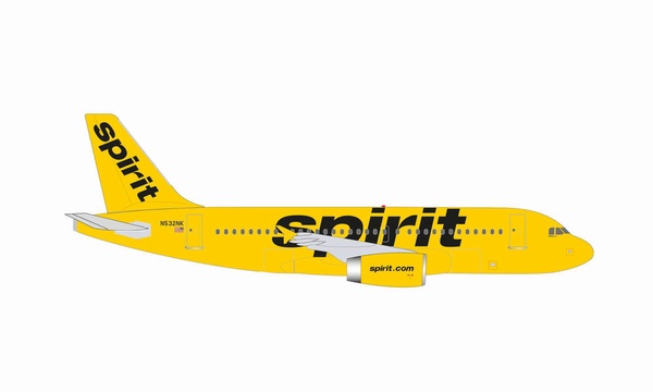 535809 Herpa Spirit / スピリット航空　スピリッツ航空 A319 N532NK 1:500 完売しました。