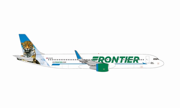 535847 Herpa Frontier / フロンティア航空 A321 N712FR Spot the Jaguar 1:500 完売しました。
