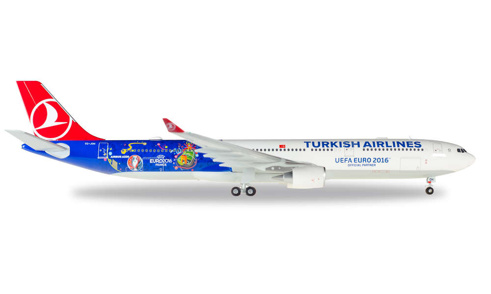558105 Herpa Turkish A330-300 UEFA EURO 2016 TC-JOH 1:200 完売しました。