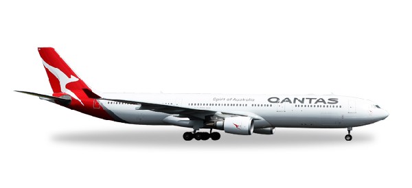 558532 Herpa Qantas / カンタス航空 A330-300 VH-QPJ 1:200 完売しました。