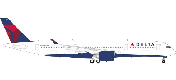 558815 Herpa Delta / デルタ航空 A350-900XWB N501DN 1:200 完売しました。