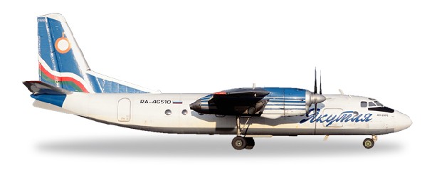 558839 Herpa YAKUTIA AIRLINES / ヤクーツク航空 AN-24RV RA-46510 1:200 完売しました。