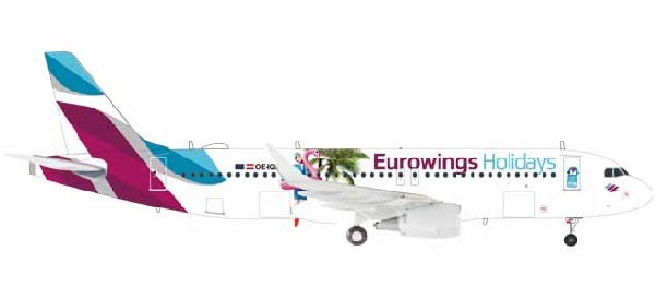 559157 Herpa Eurowings A320 holidays OE-IQD 1:200 完売しました。