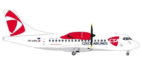 559256 Herpa CSA / チェコ航空 ATR-42-500 OK-KFN Lizina 1:200 完売しました。