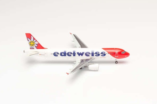 559584 Herpa Edelweiss / エーデルワイス航空 A320 HB-IJYU 1:200 完売しました。