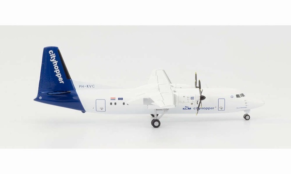 559652 Herpa KLM Cityhopper F-50 PH-KVC Stavanger 1:200 お取り寄せ