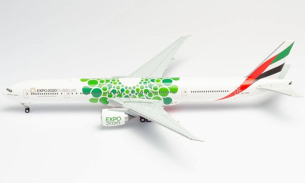 570664 Herpa Emirates / エミレーツ航空 Expo2020 Green B777-300ER A6-ENB 1:200 完売しました。