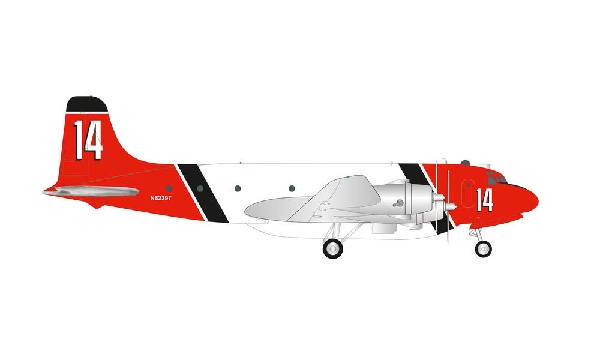 570954 Herpa AERO UNION / アエロユニオン C-54森林火災用空中消火機 14 N62297 1:200 完売しました。